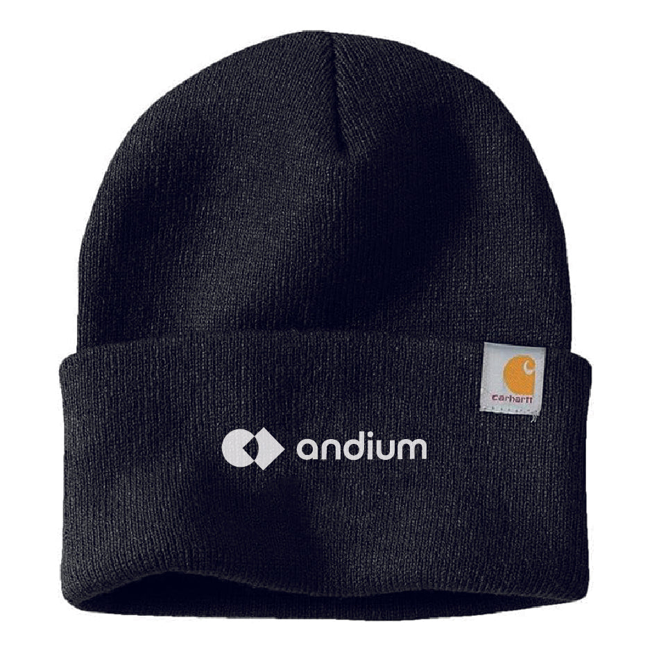 Carhartt Men's Knit Cuffed Beanie with Andium Logo Embroided